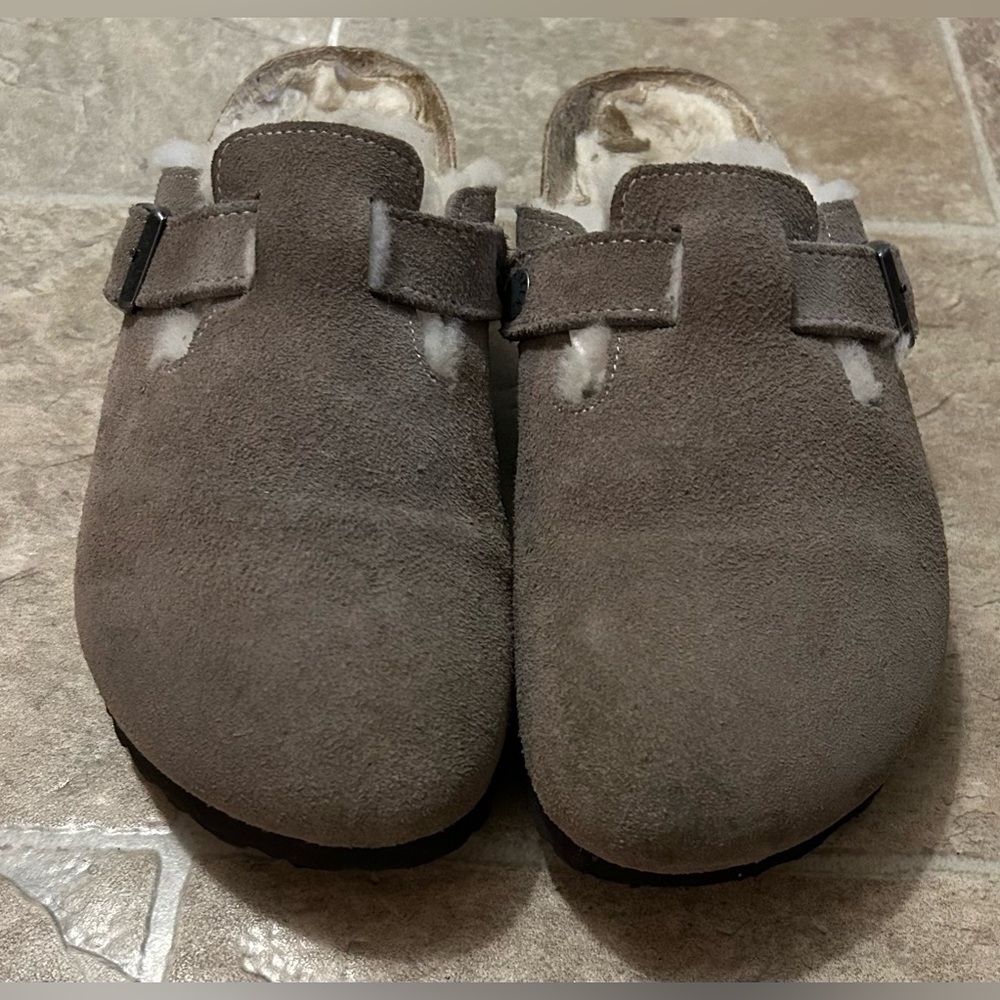 Birkenstock Shearling Lined Boston Clog